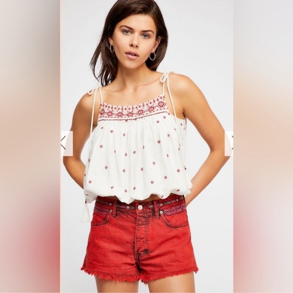 Nwt We The Free Sunbreak Embellished Shorts - Picture 2 of 4